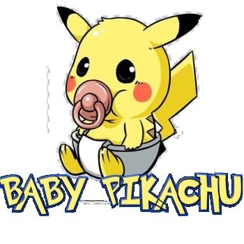 Baby Pikachu logo