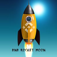 BNB ROCKET MOON logo