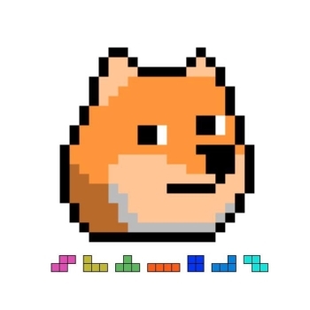 Doge Tetris logo