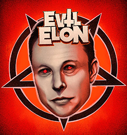 Evil Elon logo