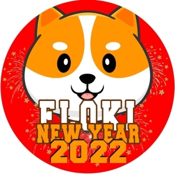 FLOKI NEW YEAR 2022 logo