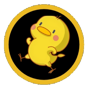 Golden duck logo