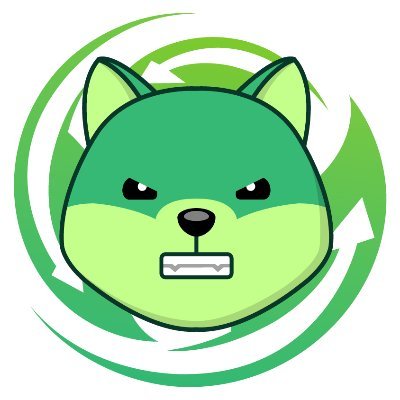 Green Shiba Inu logo