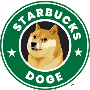 Starbucks Doge logo